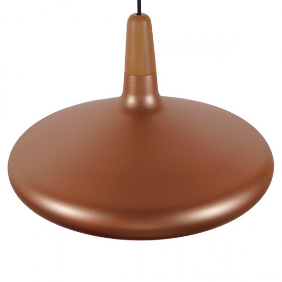 GloboStar® FERCLA 01223 Μοντέρνο Κρεμαστό Φωτιστικό Οροφής Μονόφωτο Χάλκινο Μεταλλικό Καμπάνα Φ39 x Y23cm GloboStar® FERCLA 01223 Μοντέρνο Κρεμαστό Φωτιστικό Οροφής Μονόφωτο Χάλκινο Μεταλλικό Καμπάνα Φ39 x Y23cm