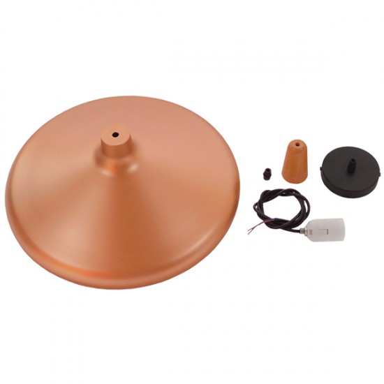 GloboStar® FERCLA 01223 Μοντέρνο Κρεμαστό Φωτιστικό Οροφής Μονόφωτο Χάλκινο Μεταλλικό Καμπάνα Φ39 x Y23cm GloboStar® FERCLA 01223 Μοντέρνο Κρεμαστό Φωτιστικό Οροφής Μονόφωτο Χάλκινο Μεταλλικό Καμπάνα Φ39 x Y23cm