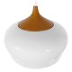 GloboStar® VILI WHITE 01260 Μοντέρνο Κρεμαστό Φωτιστικό Οροφής Μονόφωτο 1 x E27 Λευκό Μεταλλικό Καμπάνα Φ40 x Y27cm