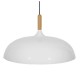 GloboStar® VALLETE WHITE 01256 Μοντέρνο Κρεμαστό Φωτιστικό Οροφής Μονόφωτο 1 x E27 Λευκό Μεταλλικό Καμπάνα Φ45 x Y27cm GloboStar® VALLETE WHITE 01256 Μοντέρνο Κρεμαστό Φωτιστικό Οροφής Μονόφωτο 1 x E27 Λευκό Μεταλλικό Καμπάνα Φ45 x Y27cm