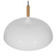 GloboStar® VALLETE WHITE 01256 Μοντέρνο Κρεμαστό Φωτιστικό Οροφής Μονόφωτο 1 x E27 Λευκό Μεταλλικό Καμπάνα Φ45 x Y27cm GloboStar® VALLETE WHITE 01256 Μοντέρνο Κρεμαστό Φωτιστικό Οροφής Μονόφωτο 1 x E27 Λευκό Μεταλλικό Καμπάνα Φ45 x Y27cm