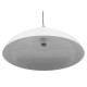 GloboStar® VALLETE WHITE 01256 Μοντέρνο Κρεμαστό Φωτιστικό Οροφής Μονόφωτο 1 x E27 Λευκό Μεταλλικό Καμπάνα Φ45 x Y27cm GloboStar® VALLETE WHITE 01256 Μοντέρνο Κρεμαστό Φωτιστικό Οροφής Μονόφωτο 1 x E27 Λευκό Μεταλλικό Καμπάνα Φ45 x Y27cm