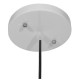 GloboStar® VALLETE WHITE 01256 Μοντέρνο Κρεμαστό Φωτιστικό Οροφής Μονόφωτο 1 x E27 Λευκό Μεταλλικό Καμπάνα Φ45 x Y27cm GloboStar® VALLETE WHITE 01256 Μοντέρνο Κρεμαστό Φωτιστικό Οροφής Μονόφωτο 1 x E27 Λευκό Μεταλλικό Καμπάνα Φ45 x Y27cm
