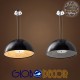 GloboStar® SERENIA BLACK 01270 Μοντέρνο Κρεμαστό Φωτιστικό Οροφής Μονόφωτο Μαύρο Γύψινο Καμπάνα Φ60 x Y30cm GloboStar® SERENIA BLACK 01270 Μοντέρνο Κρεμαστό Φωτιστικό Οροφής Μονόφωτο Μαύρο Γύψινο Καμπάνα Φ60 x Y30cm