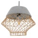 GloboStar® DURANT 01324 Μοντέρνο Industrial Κρεμαστό Φωτιστικό Οροφής Μονόφωτο Γκρι Μπεζ Τσιμέντο Πλέγμα Φ32 x Y20cm GloboStar® DURANT 01324 Μοντέρνο Industrial Κρεμαστό Φωτιστικό Οροφής Μονόφωτο Γκρι Μπεζ Τσιμέντο Πλέγμα Φ32 x Y20cm