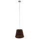 GloboStar® PLAYROOM 01333 Vintage Κρεμαστό Φωτιστικό Οροφής Μονόφωτο 1 x E27 Καφέ Σκούρο Ξύλινο Ψάθινο Rattan Φ32 x Υ27cm GloboStar® PLAYROOM 01333 Vintage Κρεμαστό Φωτιστικό Οροφής Μονόφωτο 1 x E27 Καφέ Σκούρο Ξύλινο Ψάθινο Rattan Φ32 x Υ27cm