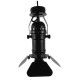 GloboStar® CHICAGO 01371 Vintage Industrial Φωτιστικό Οροφής Μονόφωτο Μαύρο Μεταλλικό Μ20 x Π20 x Υ27.5cm GloboStar® CHICAGO 01371 Vintage Industrial Φωτιστικό Οροφής Μονόφωτο Μαύρο Μεταλλικό Μ20 x Π20 x Υ27.5cm