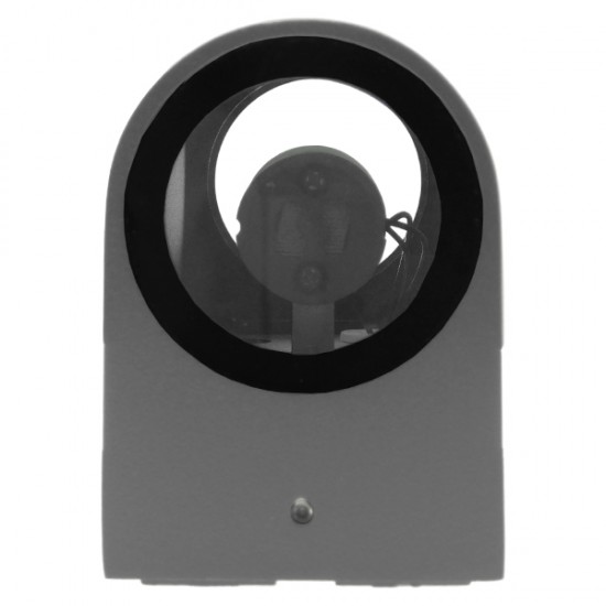 LED Φωτιστικό Τοίχου Αρχιτεκτονικού Φωτισμού Γκρι Up Down GU10 Αδιάβροχο IP65 GloboStar 90093