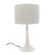 GloboStar® AMBROSIA WHITE 01395 Μοντέρνο Επιτραπέζιο Φωτιστικό Πορτατίφ Μονόφωτο Μεταλλικό με Λευκό Καπέλο Φ25 x Υ46cm GloboStar® AMBROSIA WHITE 01395 Μοντέρνο Επιτραπέζιο Φωτιστικό Πορτατίφ Μονόφωτο Μεταλλικό με Λευκό Καπέλο Φ25 x Υ46cm