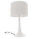 GloboStar® AMBROSIA WHITE 01395 Μοντέρνο Επιτραπέζιο Φωτιστικό Πορτατίφ Μονόφωτο Μεταλλικό με Λευκό Καπέλο Φ25 x Υ46cm GloboStar® AMBROSIA WHITE 01395 Μοντέρνο Επιτραπέζιο Φωτιστικό Πορτατίφ Μονόφωτο Μεταλλικό με Λευκό Καπέλο Φ25 x Υ46cm