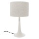 GloboStar® AMBROSIA WHITE 01395 Μοντέρνο Επιτραπέζιο Φωτιστικό Πορτατίφ Μονόφωτο Μεταλλικό με Λευκό Καπέλο Φ25 x Υ46cm GloboStar® AMBROSIA WHITE 01395 Μοντέρνο Επιτραπέζιο Φωτιστικό Πορτατίφ Μονόφωτο Μεταλλικό με Λευκό Καπέλο Φ25 x Υ46cm