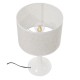 GloboStar® AMBROSIA WHITE 01395 Μοντέρνο Επιτραπέζιο Φωτιστικό Πορτατίφ Μονόφωτο Μεταλλικό με Λευκό Καπέλο Φ25 x Υ46cm GloboStar® AMBROSIA WHITE 01395 Μοντέρνο Επιτραπέζιο Φωτιστικό Πορτατίφ Μονόφωτο Μεταλλικό με Λευκό Καπέλο Φ25 x Υ46cm