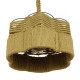 GloboStar® TONDO 01604 Vintage Κρεμαστό Φωτιστικό Οροφής Μονόφωτο 1 x E27 Μπεζ Καμπάνα με Σχοινί Φ38 x Υ21cm GloboStar® TONDO 01604 Vintage Κρεμαστό Φωτιστικό Οροφής Μονόφωτο 1 x E27 Μπεζ Καμπάνα με Σχοινί Φ38 x Υ21cm