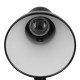 GloboStar® STUDENT BLACK 01530 Μοντέρνο Επιτραπέζιο Φωτιστικό Γραφείου Μονόφωτο Μεταλλικό Μαύρο Λευκό με Διακόπτη ΟN/OFF Φ12 x Υ32cm GloboStar® STUDENT BLACK 01530 Μοντέρνο Επιτραπέζιο Φωτιστικό Γραφείου Μονόφωτο Μεταλλικό Μαύρο Λευκό με Διακόπτη ΟN/OFF Φ12 x Υ32cm