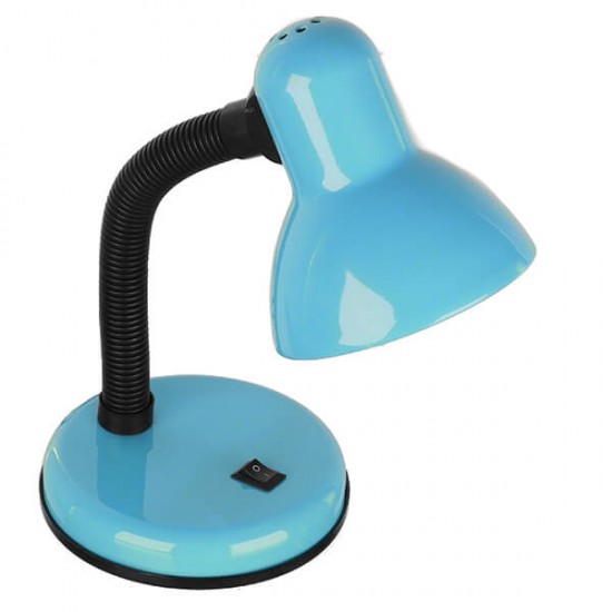 GloboStar® STUDENT BLUE 01532 Μοντέρνο Επιτραπέζιο Φωτιστικό Γραφείου Μονόφωτο Μεταλλικό Θαλασσί Λευκό με Διακόπτη ΟN/OFF Φ12 x Υ32cm GloboStar® STUDENT BLUE 01532 Μοντέρνο Επιτραπέζιο Φωτιστικό Γραφείου Μονόφωτο Μεταλλικό Θαλασσί Λευκό με Διακόπτη ΟN/OFF Φ12 x Υ32cm