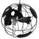 GloboStar® EARTH 01663 Vintage Industrial Κρεμαστό Φωτιστικό Οροφής Μονόφωτο 1 x E27 Μαύρο Μεταλλικό Πλέγμα Φ40 x Υ40cm GloboStar® EARTH 01663 Vintage Industrial Κρεμαστό Φωτιστικό Οροφής Μονόφωτο 1 x E27 Μαύρο Μεταλλικό Πλέγμα Φ40 x Υ40cm