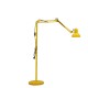 GloboStar® AUDREY 01472 Μοντέρνο Φωτιστικό Δαπέδου Μονόφωτο Μεταλλικό Κίτρινο Φ15 x Υ190cm