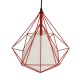 GloboStar® KAIRI 01620 Μοντέρνο Industrial Κρεμαστό Φωτιστικό Οροφής Μονόφωτο 1 x E27 Κόκκινο με Άσπρο Ύφασμα Μεταλλικό Πλέγμα Φ38 x Υ39cm GloboStar® KAIRI 01620 Μοντέρνο Industrial Κρεμαστό Φωτιστικό Οροφής Μονόφωτο 1 x E27 Κόκκινο με Άσπρο Ύφασμα Μεταλλικό Πλέγμα Φ38 x Υ39cm