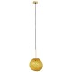 GloboStar® DIXAR 01462 Μοντέρνο Κρεμαστό Φωτιστικό Οροφής Μονόφωτο 1 x E27 Γυάλινο Χρυσό Φ28 x Υ40cm GloboStar® DIXAR 01462 Μοντέρνο Κρεμαστό Φωτιστικό Οροφής Μονόφωτο 1 x E27 Γυάλινο Χρυσό Φ28 x Υ40cm