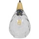 GloboStar® NOAH 01491 Μοντέρνο Κρεμαστό Φωτιστικό Οροφής Μονόφωτο 1 x E27 Γυάλινο με Ξύλο Διάφανο Φ16 x Υ30cm GloboStar® NOAH 01491 Μοντέρνο Κρεμαστό Φωτιστικό Οροφής Μονόφωτο 1 x E27 Γυάλινο με Ξύλο Διάφανο Φ16 x Υ30cm