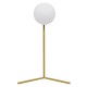 GloboStar® ELFIS GOLD 01551 Μοντέρνο Επιτραπέζιο Φωτιστικό Πορτατίφ Μονόφωτο Χρυσό Μεταλλικό με Λευκό Γυαλί Φ15 x Υ53cm GloboStar® ELFIS GOLD 01551 Μοντέρνο Επιτραπέζιο Φωτιστικό Πορτατίφ Μονόφωτο Χρυσό Μεταλλικό με Λευκό Γυαλί Φ15 x Υ53cm