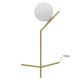 GloboStar® ELFIS GOLD 01551 Μοντέρνο Επιτραπέζιο Φωτιστικό Πορτατίφ Μονόφωτο Χρυσό Μεταλλικό με Λευκό Γυαλί Φ15 x Υ53cm GloboStar® ELFIS GOLD 01551 Μοντέρνο Επιτραπέζιο Φωτιστικό Πορτατίφ Μονόφωτο Χρυσό Μεταλλικό με Λευκό Γυαλί Φ15 x Υ53cm