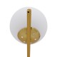 GloboStar® ELFIS GOLD 01551 Μοντέρνο Επιτραπέζιο Φωτιστικό Πορτατίφ Μονόφωτο Χρυσό Μεταλλικό με Λευκό Γυαλί Φ15 x Υ53cm GloboStar® ELFIS GOLD 01551 Μοντέρνο Επιτραπέζιο Φωτιστικό Πορτατίφ Μονόφωτο Χρυσό Μεταλλικό με Λευκό Γυαλί Φ15 x Υ53cm