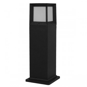 Αδιάβροχο IP65 Φωτιστικό Κολωνάκι Κήπου 15x15x58cm με Βάση E27 230v GloboStar 12143