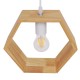 GloboStar® ELISE 01429 Μοντέρνο Κρεμαστό Φωτιστικό Οροφής Μονόφωτο 1 x E27 Μπεζ Ξύλινο Δρυς Μ26 x Π8 x Υ25cm GloboStar® ELISE 01429 Μοντέρνο Κρεμαστό Φωτιστικό Οροφής Μονόφωτο 1 x E27 Μπεζ Ξύλινο Δρυς Μ26 x Π8 x Υ25cm