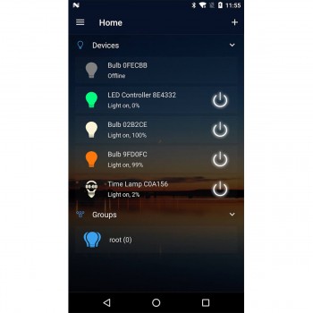 GloboStar® 73430 Ασύρματος Smart Home Wi-Fi LED RGBW + WW Controller με Χειριστήριο RF DC 9-28V Max 100W