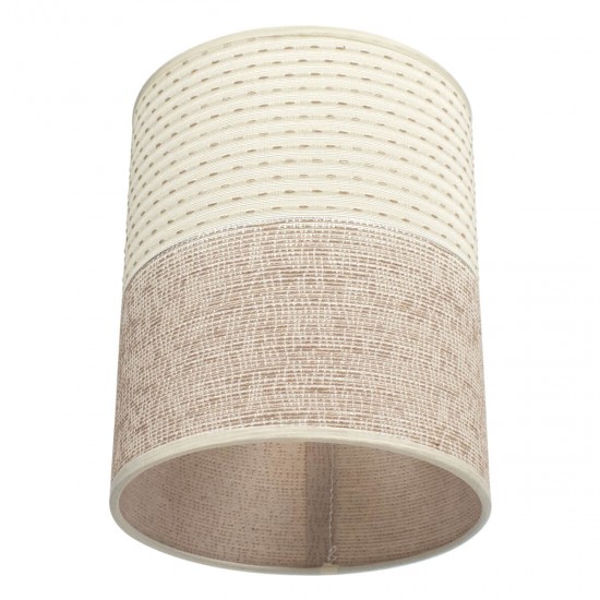 GloboStar® OASIS 00884 Μοντέρνο Φωτιστικό Τοίχου Απλίκα Μονόφωτο Μεταλλικό Μπεζ με Ξύλο Μ24 x Π18 x Υ32cm