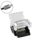 GloboStar® 70724 Αδιάβροχος Ταχυσύνδεσμος Ένωσης IP65 - Strip To Cable Connector για Ένωση 1 x RGB Αδιάβροχης Ταινίας LED Πλάτους 10mm με 1 x Καλώδιο Τροφοδοσίας