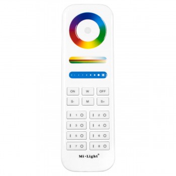 GloboStar® 73426 Ασύρματο Χειριστήριο Αφής έως 8 Group Wireless RF 2.4Ghz LED RGBW+WW Smart Touch Panel 8-Zone Mi-Light FUT089 433MHz RF 2.4G