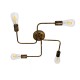 GloboStar® LIBERTA 00839 Μοντέρνο Φωτιστικό Οροφής Πολύφωτο Χάλκινο Σκουριά Μ44.5 x Π44.5 x Υ12cm GloboStar® LIBERTA 00839 Μοντέρνο Φωτιστικό Οροφής Πολύφωτο Χάλκινο Σκουριά Μ44.5 x Π44.5 x Υ12cm