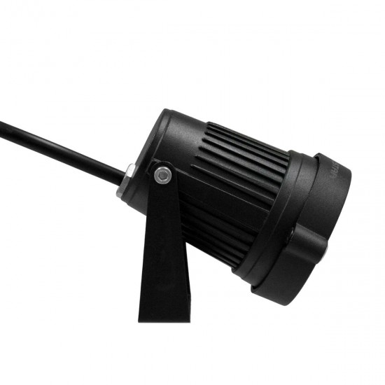 GloboStar® 75584 Προβολάκι Κήπου Καρφωτό - Δαπέδου Bridgelux COB LED 10W 1000lm 35° DC 12V Αδιάβροχο IP67 Ultra Θερμό Λευκό 2200K Dimmable