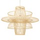 GloboStar® BALI 00862 Vintage Κρεμαστό Φωτιστικό Οροφής Μονόφωτο 1 x E27 Μπεζ Ξύλινο Μπαμπού Φ60 x Y45cm GloboStar® BALI 00862 Vintage Κρεμαστό Φωτιστικό Οροφής Μονόφωτο 1 x E27 Μπεζ Ξύλινο Μπαμπού Φ60 x Y45cm