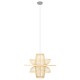 GloboStar® BALI 00862 Vintage Κρεμαστό Φωτιστικό Οροφής Μονόφωτο 1 x E27 Μπεζ Ξύλινο Μπαμπού Φ60 x Y45cm GloboStar® BALI 00862 Vintage Κρεμαστό Φωτιστικό Οροφής Μονόφωτο 1 x E27 Μπεζ Ξύλινο Μπαμπού Φ60 x Y45cm