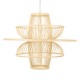 GloboStar® BALI 00862 Vintage Κρεμαστό Φωτιστικό Οροφής Μονόφωτο 1 x E27 Μπεζ Ξύλινο Μπαμπού Φ60 x Y45cm GloboStar® BALI 00862 Vintage Κρεμαστό Φωτιστικό Οροφής Μονόφωτο 1 x E27 Μπεζ Ξύλινο Μπαμπού Φ60 x Y45cm