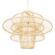 GloboStar® BALI 00862 Vintage Κρεμαστό Φωτιστικό Οροφής Μονόφωτο 1 x E27 Μπεζ Ξύλινο Μπαμπού Φ60 x Y45cm GloboStar® BALI 00862 Vintage Κρεμαστό Φωτιστικό Οροφής Μονόφωτο 1 x E27 Μπεζ Ξύλινο Μπαμπού Φ60 x Y45cm