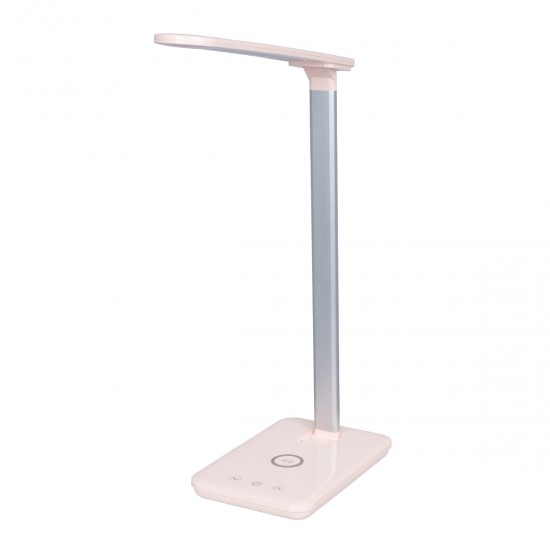 GloboStar® WASP 76533 Μοντέρνο Φωτιστικό Γραφείου Ροζ LED 10 Watt 1000lm DC 5V Αφής & Καλώδιο Τροφοδοσίας USB με Ασύρματη Φόρτιση - Wireless Charger - CCT Θερμό Λευκό 2700K - Φυσικό Λευκό 4500K - Ψυχρό Λευκό 6000K Dimmable GloboStar® WASP 76533 Μοντέρνο Φωτιστικό Γραφείου Ροζ LED 10 Watt 1000lm DC 5V Αφής & Καλώδιο Τροφοδοσίας USB με Ασύρματη Φόρτιση - Wireless Charger - CCT Θερμό Λευκό 2700K - Φυσικό Λευκό 4500K - Ψυχρό Λευκό 6000K Dimmable