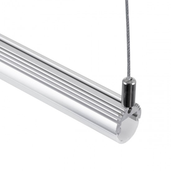 GloboStar® 70898 Σετ Στήριξης με 2 Ντίζες 1 Μέτρου για Κρεμαστά Προφίλ Αλουμινίου