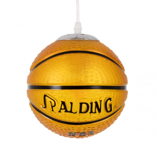 GloboStar® SPALDING NBA 00645 Μοντέρνο Κρεμαστό Παιδικό Φωτιστικό Οροφής Μονόφωτο 1 x E27 Πορτοκαλί Γυάλινο Φ18 x Υ18cm GloboStar® SPALDING NBA 00645 Μοντέρνο Κρεμαστό Παιδικό Φωτιστικό Οροφής Μονόφωτο 1 x E27 Πορτοκαλί Γυάλινο Φ18 x Υ18cm