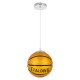 GloboStar® SPALDING NBA 00645 Μοντέρνο Κρεμαστό Παιδικό Φωτιστικό Οροφής Μονόφωτο 1 x E27 Πορτοκαλί Γυάλινο Φ18 x Υ18cm GloboStar® SPALDING NBA 00645 Μοντέρνο Κρεμαστό Παιδικό Φωτιστικό Οροφής Μονόφωτο 1 x E27 Πορτοκαλί Γυάλινο Φ18 x Υ18cm