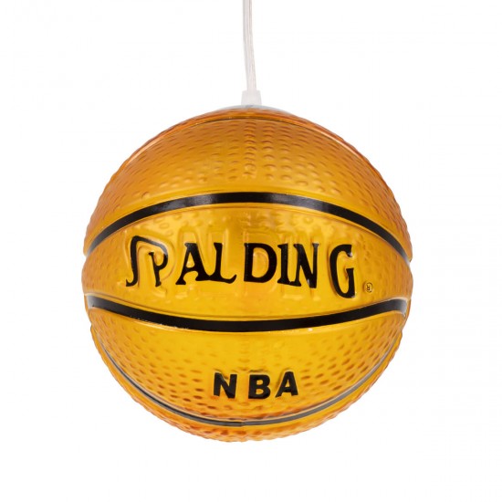 GloboStar® SPALDING NBA 00645 Μοντέρνο Κρεμαστό Παιδικό Φωτιστικό Οροφής Μονόφωτο 1 x E27 Πορτοκαλί Γυάλινο Φ18 x Υ18cm GloboStar® SPALDING NBA 00645 Μοντέρνο Κρεμαστό Παιδικό Φωτιστικό Οροφής Μονόφωτο 1 x E27 Πορτοκαλί Γυάλινο Φ18 x Υ18cm