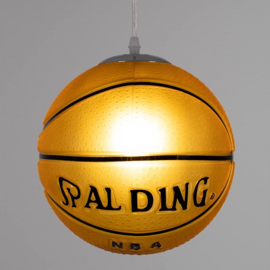 GloboStar® SPALDING NBA 00649 Μοντέρνο Κρεμαστό Παιδικό Φωτιστικό Οροφής Μονόφωτο 1 x E27 Πορτοκαλί Γυάλινο Φ25 x Υ25cm GloboStar® SPALDING NBA 00649 Μοντέρνο Κρεμαστό Παιδικό Φωτιστικό Οροφής Μονόφωτο 1 x E27 Πορτοκαλί Γυάλινο Φ25 x Υ25cm