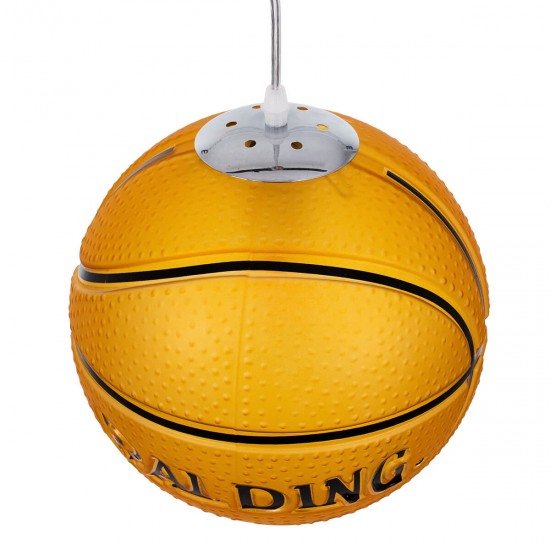 GloboStar® SPALDING NBA 00649 Μοντέρνο Κρεμαστό Παιδικό Φωτιστικό Οροφής Μονόφωτο 1 x E27 Πορτοκαλί Γυάλινο Φ25 x Υ25cm GloboStar® SPALDING NBA 00649 Μοντέρνο Κρεμαστό Παιδικό Φωτιστικό Οροφής Μονόφωτο 1 x E27 Πορτοκαλί Γυάλινο Φ25 x Υ25cm
