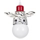 GloboStar® ZEBRA 00639 Μοντέρνο Κρεμαστό Παιδικό Φωτιστικό Οροφής Μονόφωτο 1 x E27 Λευκό Μαύρο Μεταλλικό Μ19 x Π10.5 x Υ13.5cm GloboStar® ZEBRA 00639 Μοντέρνο Κρεμαστό Παιδικό Φωτιστικό Οροφής Μονόφωτο 1 x E27 Λευκό Μαύρο Μεταλλικό Μ19 x Π10.5 x Υ13.5cm