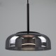 GloboStar® CHARLOTTE 00743 Μοντέρνο Κρεμαστό Φωτιστικό Οροφής Μονόφωτο Φιμέ Γυάλινο Μαύρο Μεταλλικό CREE LED 5W 500lm 180° AC 85-265V Θερμό Λευκό 2700K Φ23 x Υ23cm GloboStar® CHARLOTTE 00743 Μοντέρνο Κρεμαστό Φωτιστικό Οροφής Μονόφωτο Φιμέ Γυάλινο Μαύρο Μεταλλικό CREE LED 5W 500lm 180° AC 85-265V Θερμό Λευκό 2700K Φ23 x Υ23cm