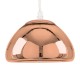 GloboStar® CRISTIN 00758 Μοντέρνο Κρεμαστό Φωτιστικό Οροφής Μονόφωτο 1 x G4 AC 230V Χάλκινο Γυάλινο Φ18 x Υ13cm GloboStar® CRISTIN 00758 Μοντέρνο Κρεμαστό Φωτιστικό Οροφής Μονόφωτο 1 x G4 AC 230V Χάλκινο Γυάλινο Φ18 x Υ13cm