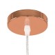 GloboStar® CRISTIN 00758 Μοντέρνο Κρεμαστό Φωτιστικό Οροφής Μονόφωτο 1 x G4 AC 230V Χάλκινο Γυάλινο Φ18 x Υ13cm GloboStar® CRISTIN 00758 Μοντέρνο Κρεμαστό Φωτιστικό Οροφής Μονόφωτο 1 x G4 AC 230V Χάλκινο Γυάλινο Φ18 x Υ13cm